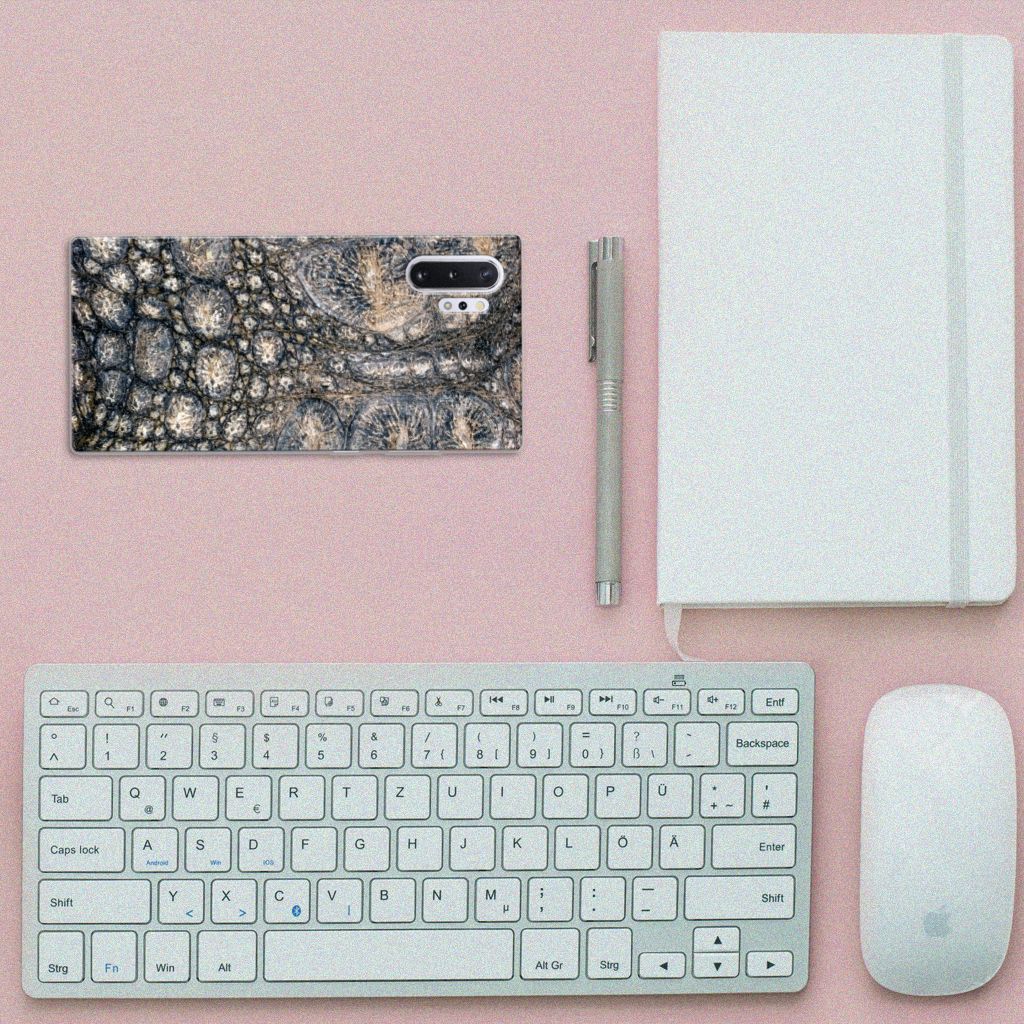Samsung Galaxy Note 10 Plus TPU Hoesje Krokodillenprint