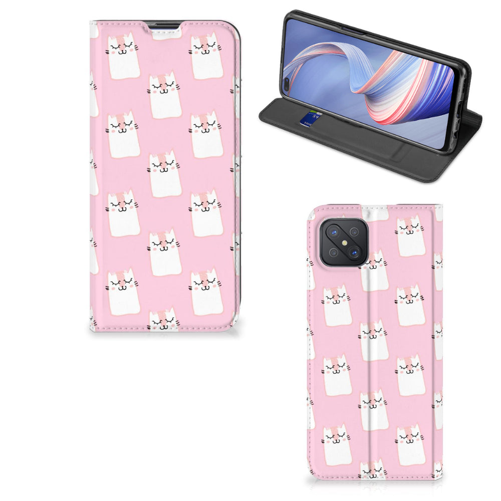 OPPO Reno4 Z 5G Hoesje maken Sleeping Cats