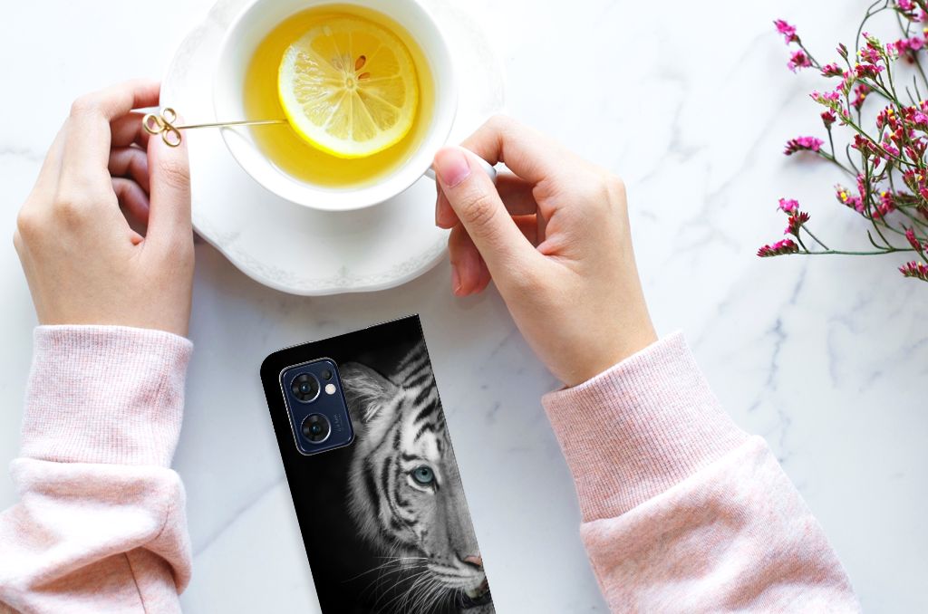 OPPO Find X5 Lite | Reno7 5G Hoesje maken Tijger - B2C Telecom