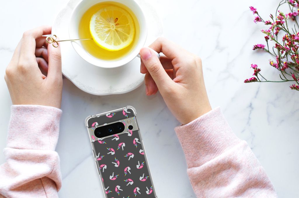 Doorzichtige Silicone Hoesje voor Google Pixel 8 Pro Unicorns B2C Telecom