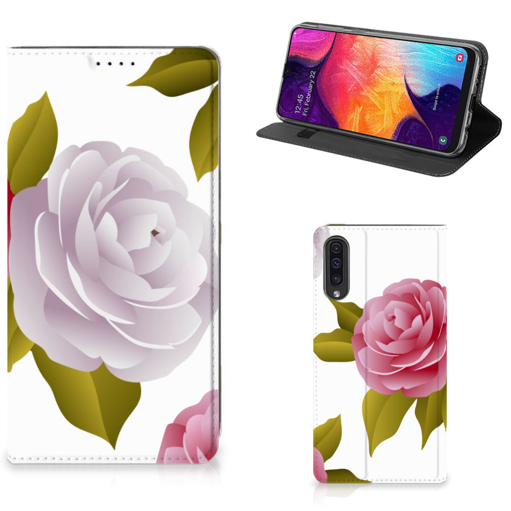 Samsung Galaxy A50 Smart Cover Roses
