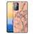 Samsung Galaxy M52 Marmeren Print Telefoonhoesje Marmer Oranje B2C Telecom