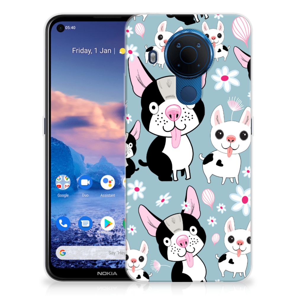 Nokia 5.4 TPU Hoesje Hondjes