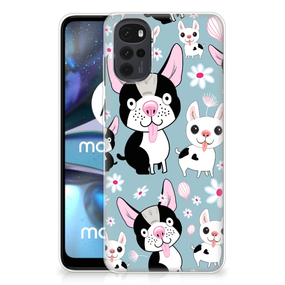 Motorola Moto G22 TPU Hoesje Hondjes B2C Telecom