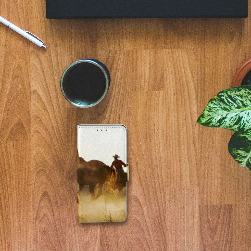 Alcatel 1B (2020) Telefoonhoesje met Pasjes Design Cowboy