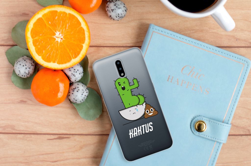 Nokia 2.3 Telefoonhoesje met Naam Cactus Poo B2C Telecom