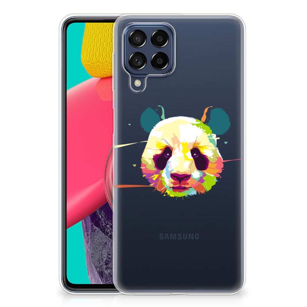 Samsung Galaxy M53 Telefoonhoesje met Naam Panda Color B2C Telecom