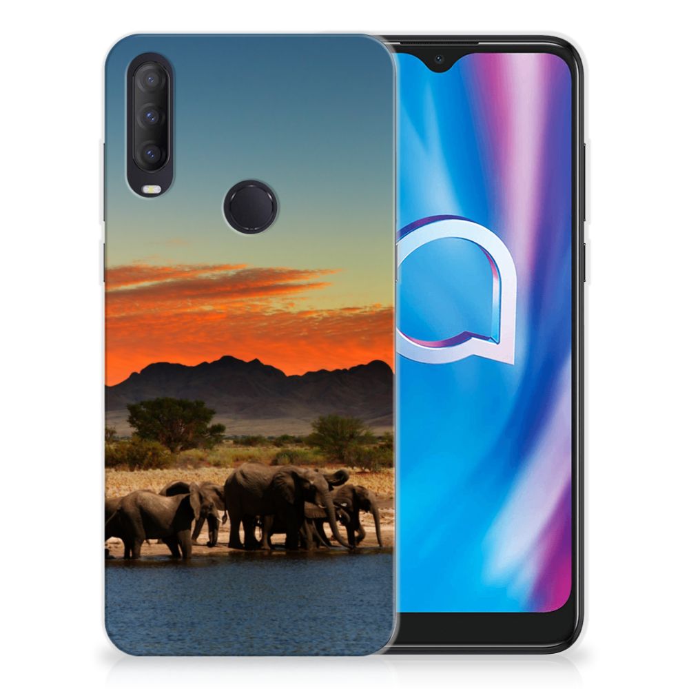 Alcatel 1S (2020) TPU Hoesje Olifanten B2C Telecom