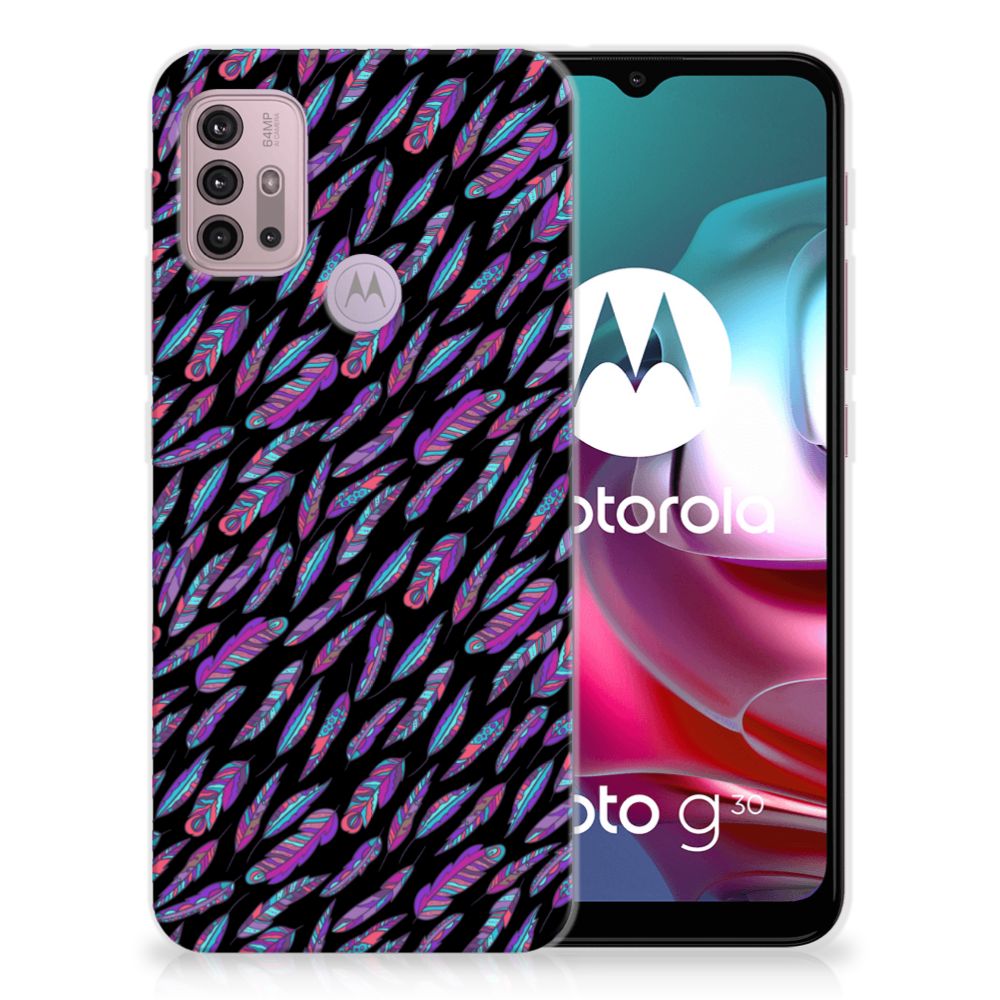 Motorola Moto G30 | G10 TPU bumper Feathers Color B2C Telecom