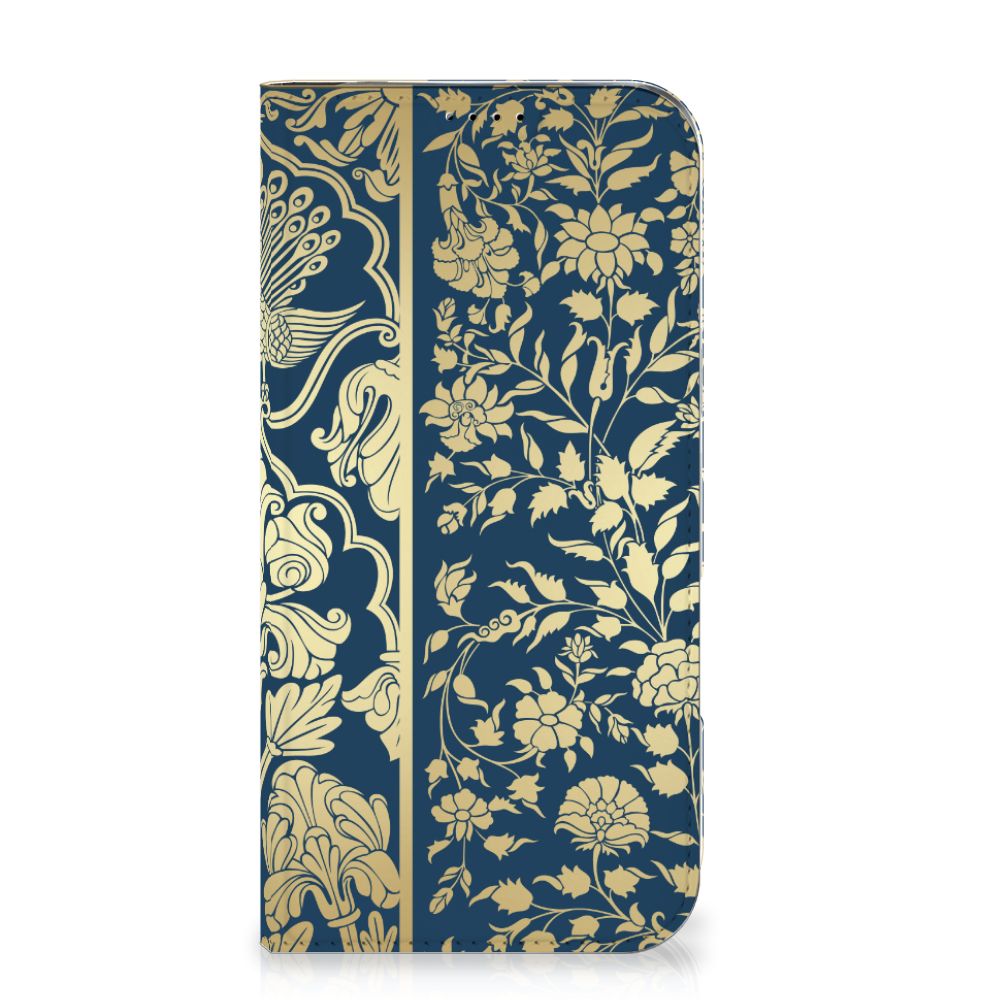 iPhone 16 Plus Smart Cover Beige Flowers