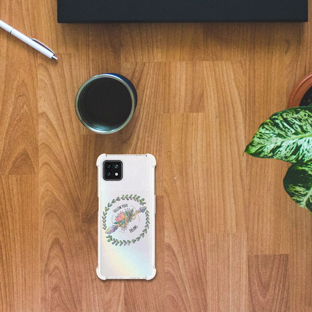 OPPO A53 5G | A73 5G Stevig Bumper Hoesje Boho Dreams B2C Telecom