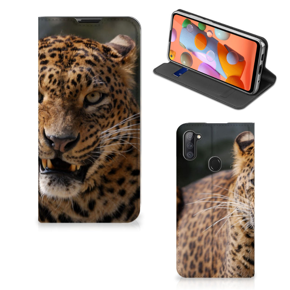 Samsung Galaxy M11 | A11 Hoesje maken Luipaard
