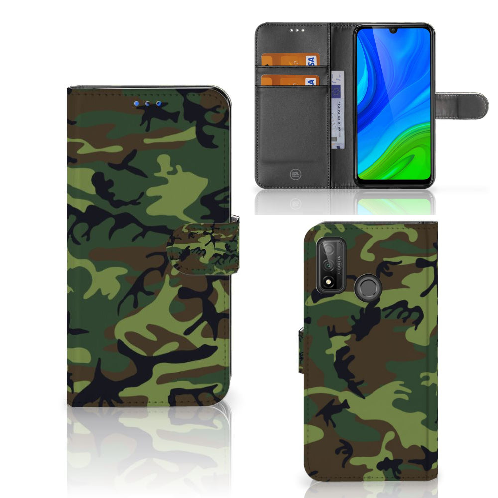 Huawei P Smart 2020 Telefoon Hoesje Army Dark
