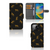 Telefoonhoesje met Pasjes voor iPhone 14 Pro Leopards met luipaardprint en ruimte voor drie pasjes.