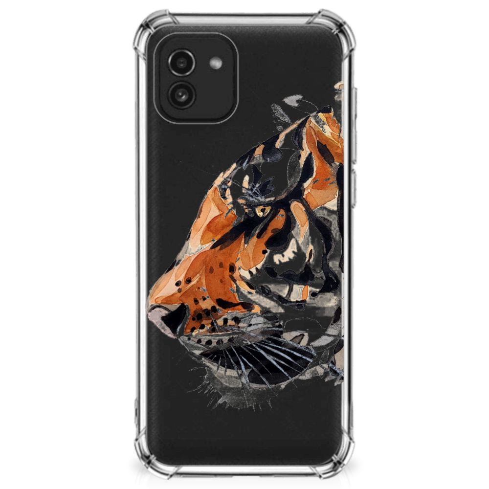 Back Cover Samsung Galaxy A03 Watercolor Tiger B2C Telecom