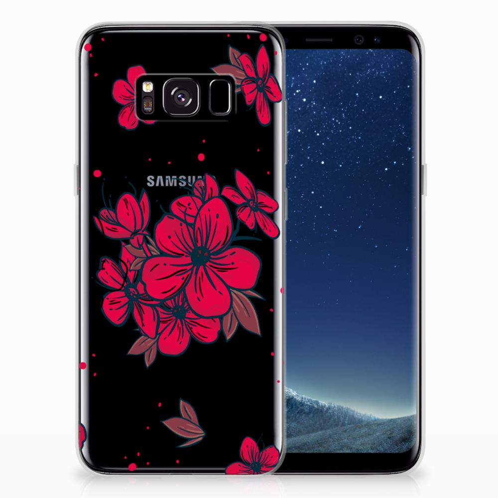 Samsung Galaxy S8 TPU Case Blossom Red