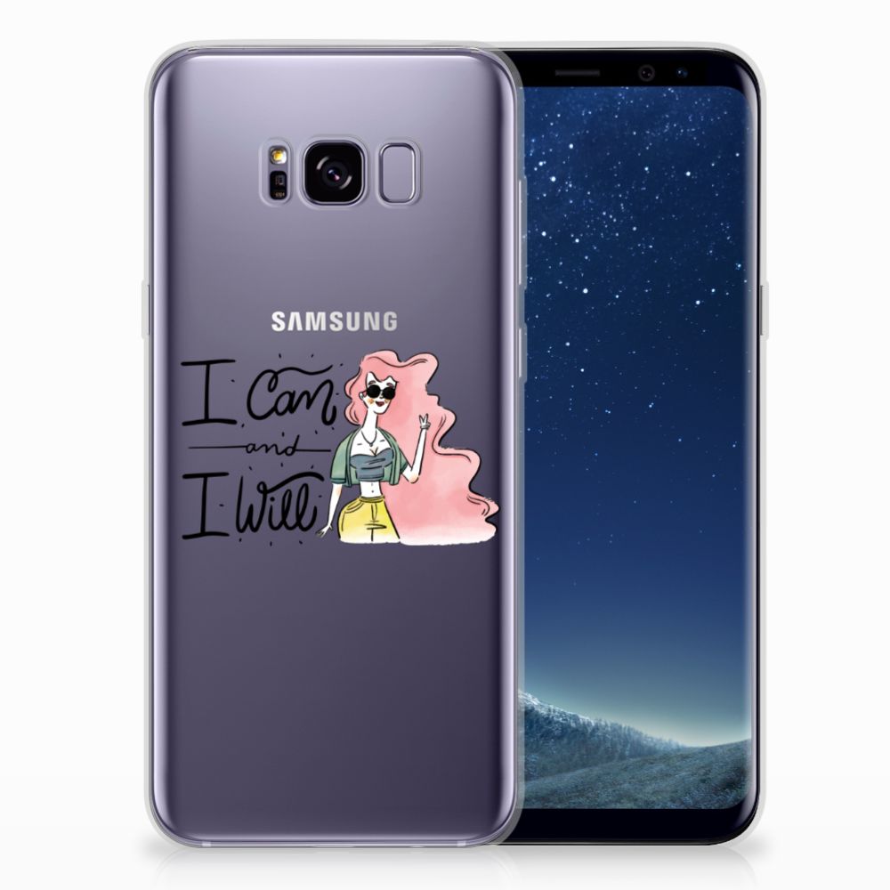 Samsung Galaxy S8 Plus Telefoonhoesje met Naam i Can