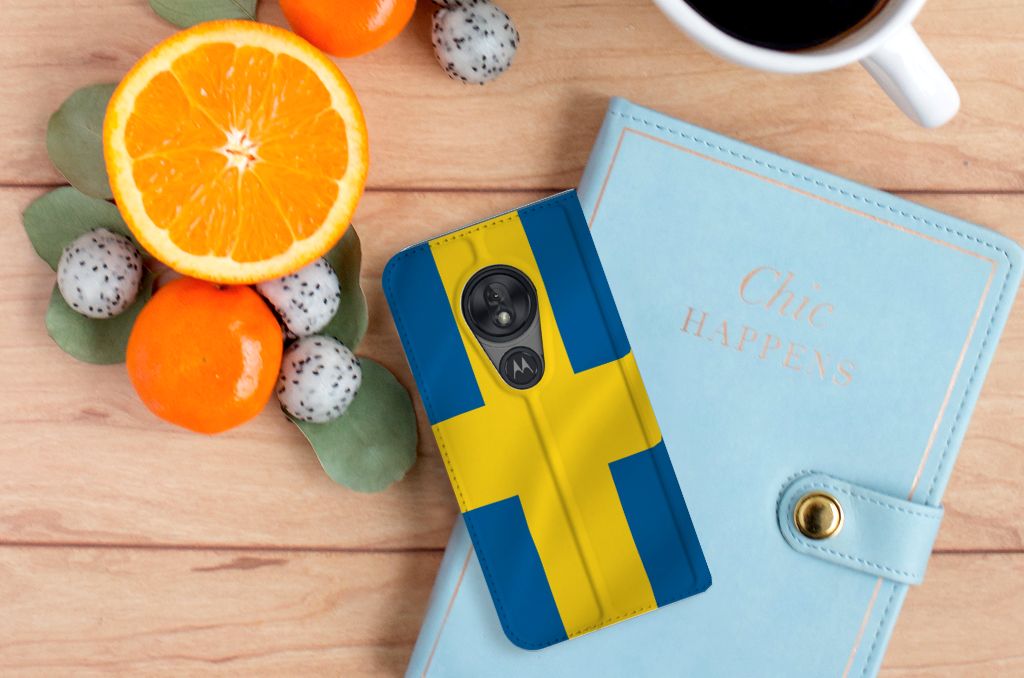 Motorola Moto G7 Play Standcase Zweden - B2C Telecom
