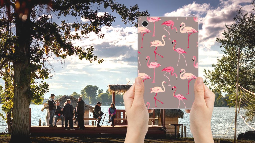 Samsung Galaxy Tab A8 2021/2022 Back Case Flamingo - B2C Telecom