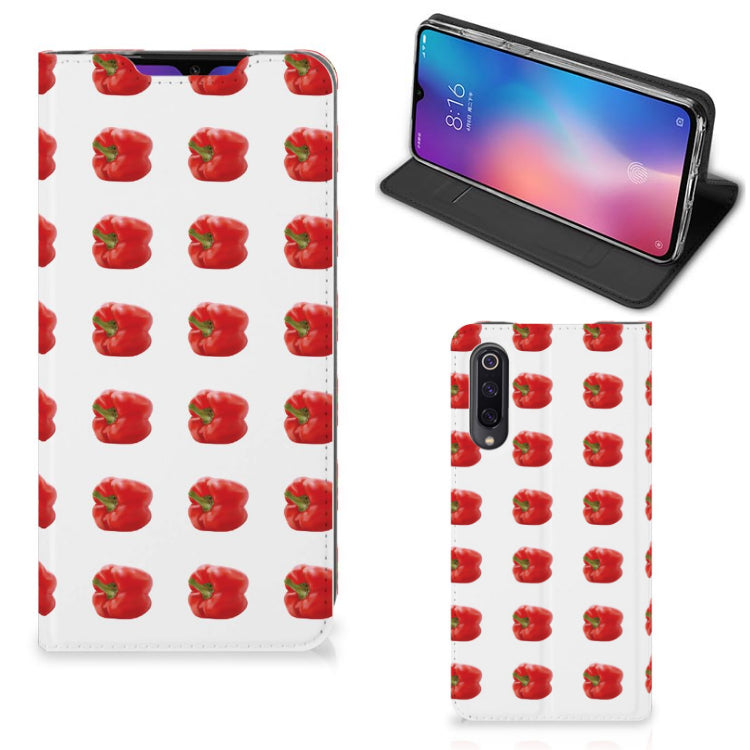 Xiaomi Mi 9 Flip Style Cover Paprika Red