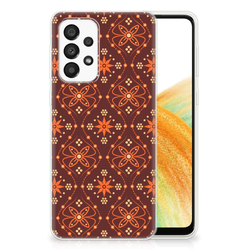 Samsung Galaxy A33 5G TPU bumper Batik Brown B2C Telecom