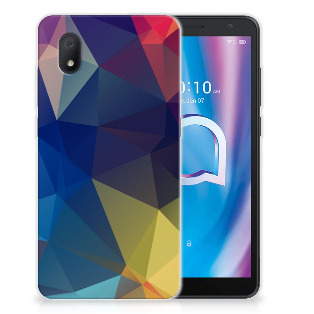 Alcatel 1B (2020) TPU Hoesje Polygon Dark