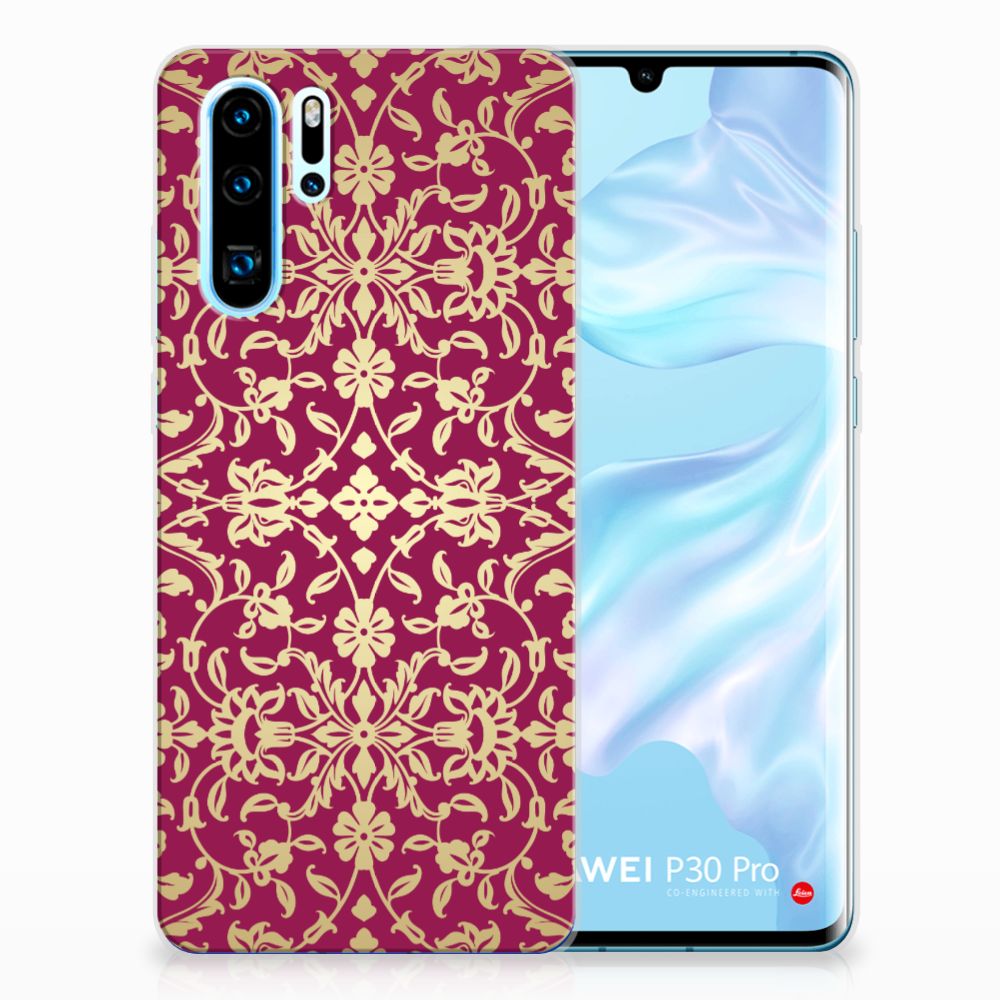 Siliconen Hoesje Huawei P30 Pro Barok Pink