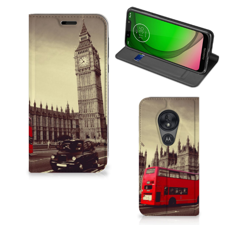Motorola Moto G7 Play Book Cover Londen - B2C Telecom