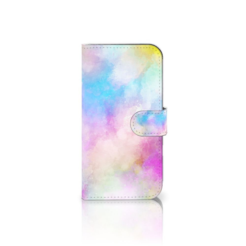 Hoesje iPhone 16 Watercolor Light met pastelkleuren in een unieke watercolorprint.