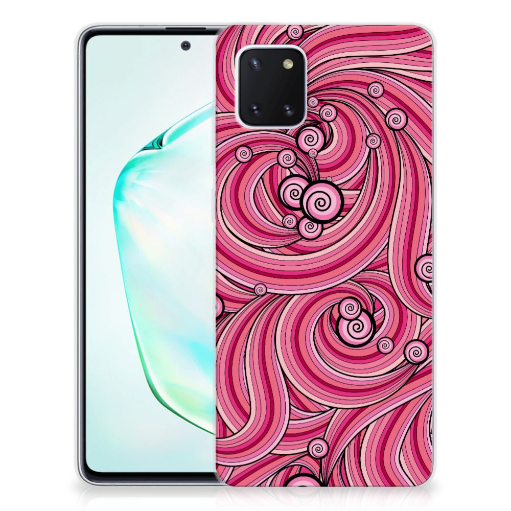Samsung Galaxy Note 10 Lite Hoesje maken Swirl Pink B2C Telecom