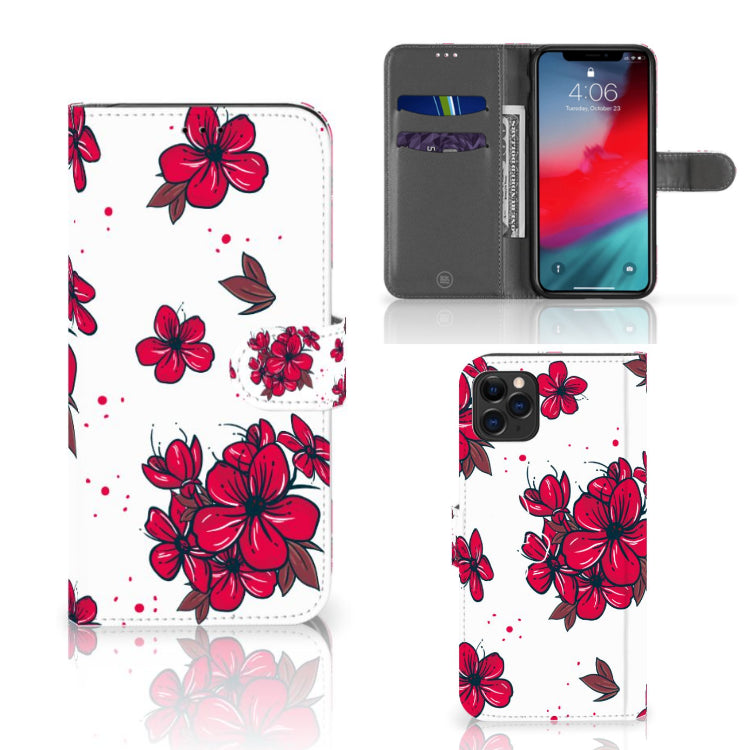 Apple iPhone 11 Pro Max Hoesje Blossom Red