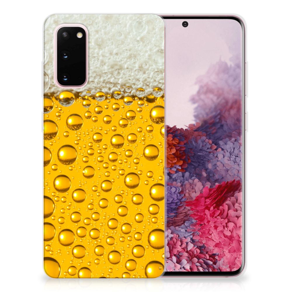 Samsung Galaxy S20 Siliconen Case Bier