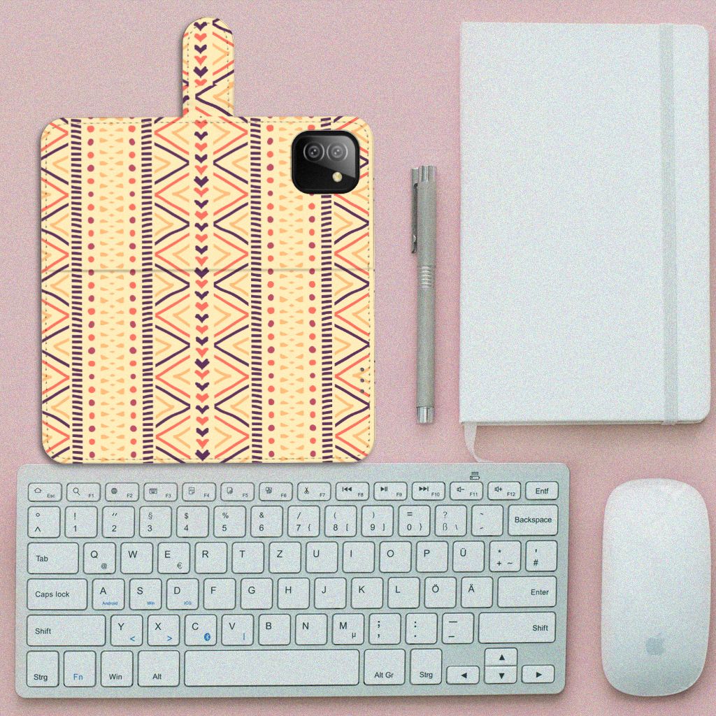 Samsung Galaxy A03 Telefoon Hoesje Aztec Yellow