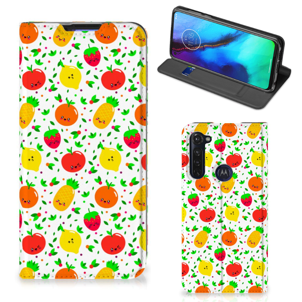 Motorola Moto G Pro Flip Style Cover Fruits - B2C Telecom