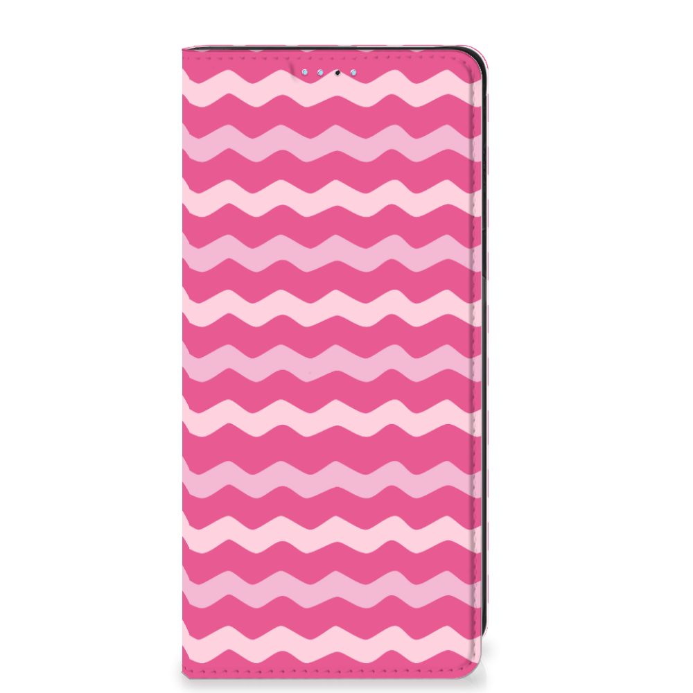 Xiaomi Redmi Note 11/11S Hoesje met Magneet Waves Pink - B2C Telecom
