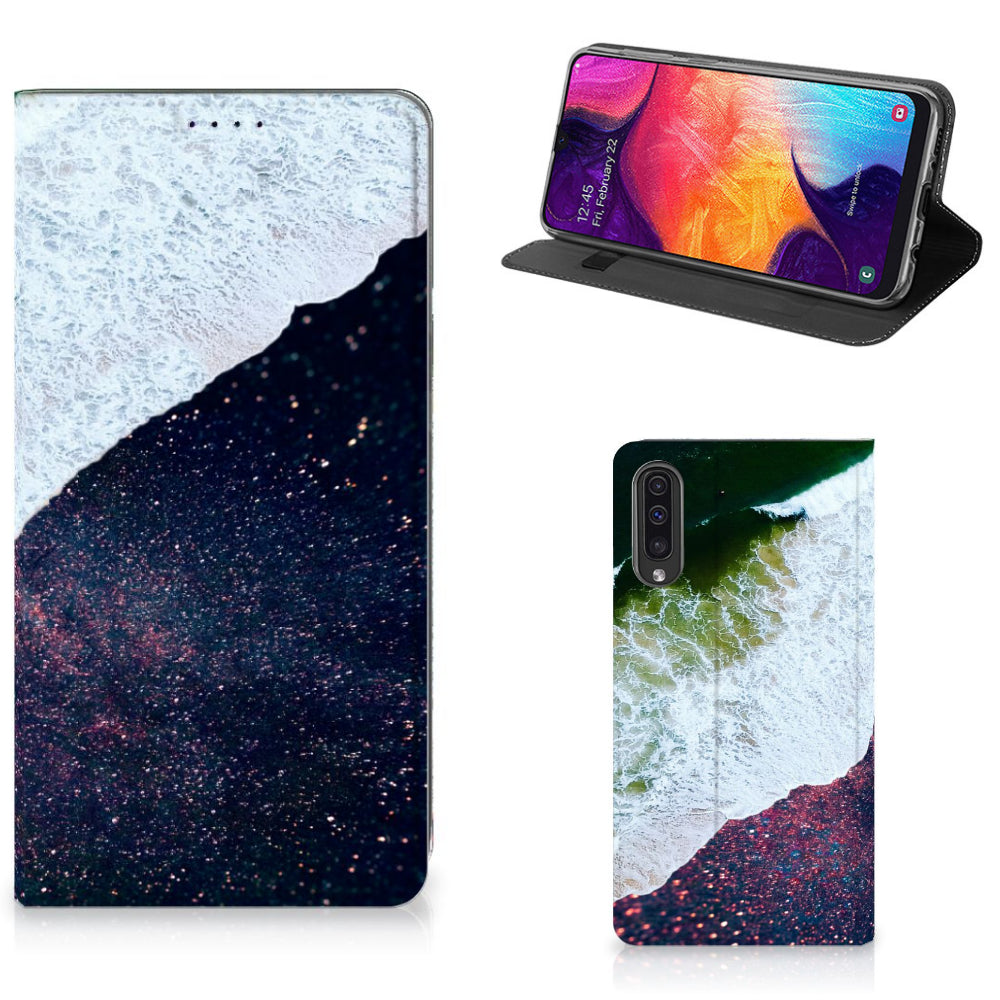 Samsung Galaxy A50 Stand Case Sea in Space