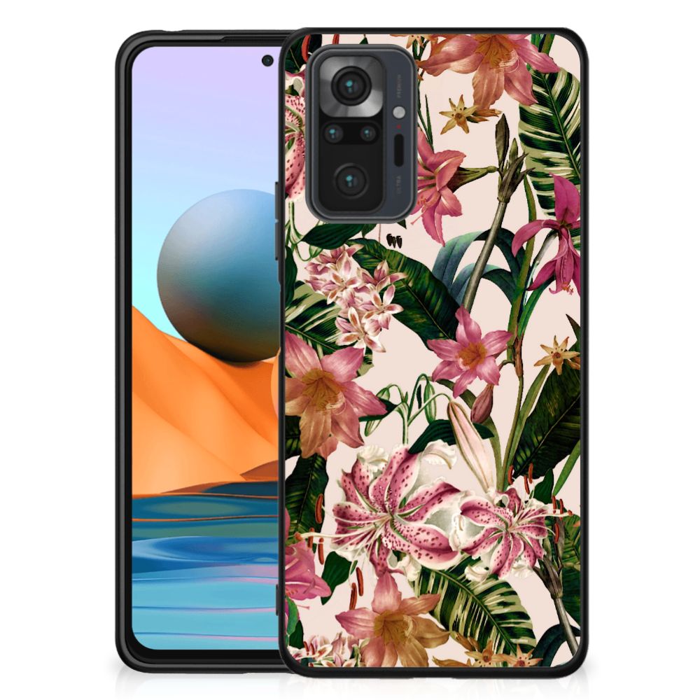 Xiaomi Redmi Note 10 Pro Bloemen Hoesje Flowers