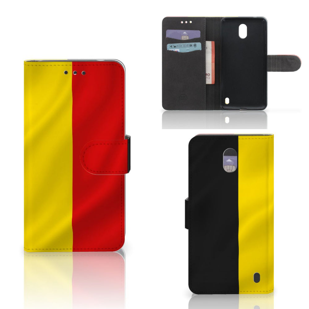 Nokia 2 Bookstyle Case Belgische Vlag