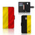 Nokia 2 Bookstyle Case Belgische Vlag