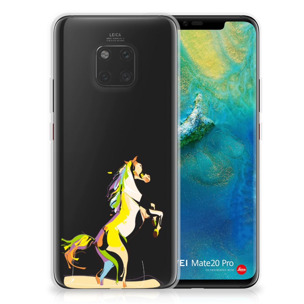 Huawei Mate 20 Pro Telefoonhoesje met Naam Horse Color