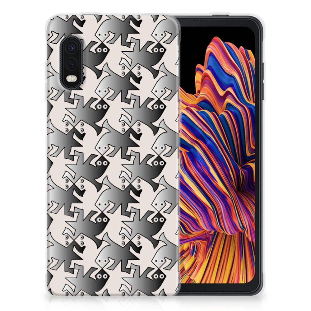 Samsung Xcover Pro TPU Hoesje Salamander Grey B2C Telecom