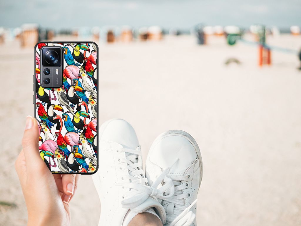 Xiaomi 12T | 12T Pro Dierenprint Telefoonhoesje Birds B2C Telecom