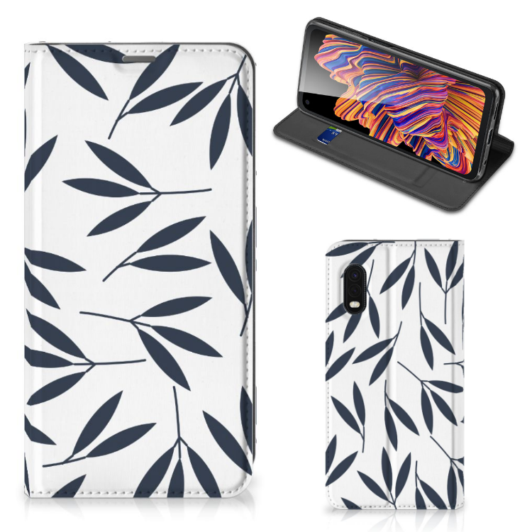 Samsung Xcover Pro Smart Cover Leaves Blue - B2C Telecom