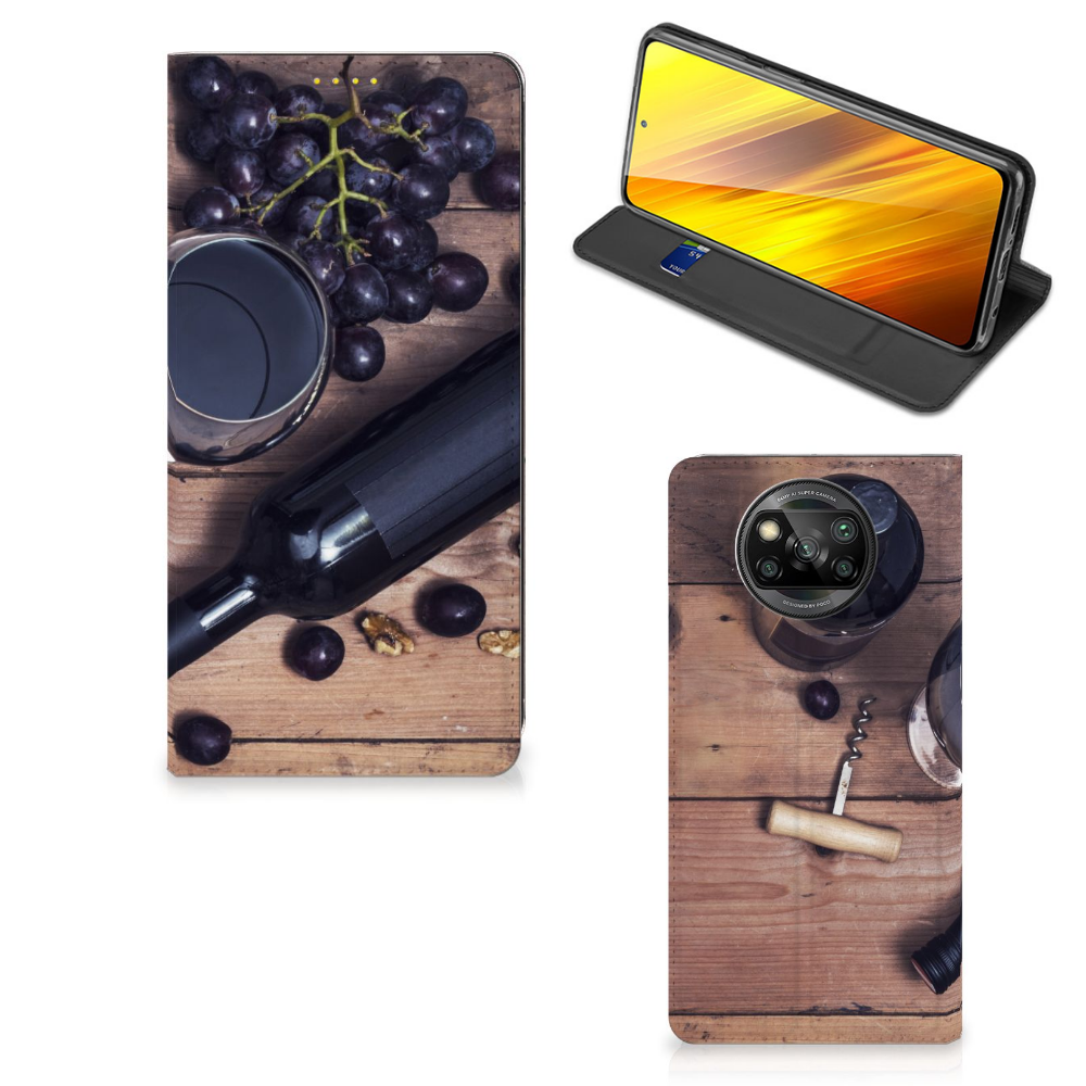 Xiaomi Poco X3 Pro | Poco X3 Flip Style Cover Wijn - B2C Telecom