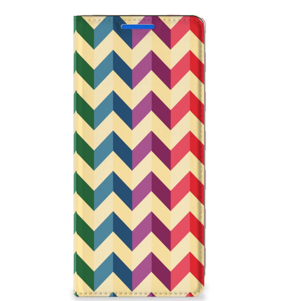 OPPO Reno 6 Pro Plus 5G Hoesje met Magneet Zigzag Multi Color - B2C Telecom