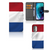 Motorola Moto G51 5G Bookstyle Case Nederlandse Vlag met pasjes en artistic design van de Nederlandse vlag.