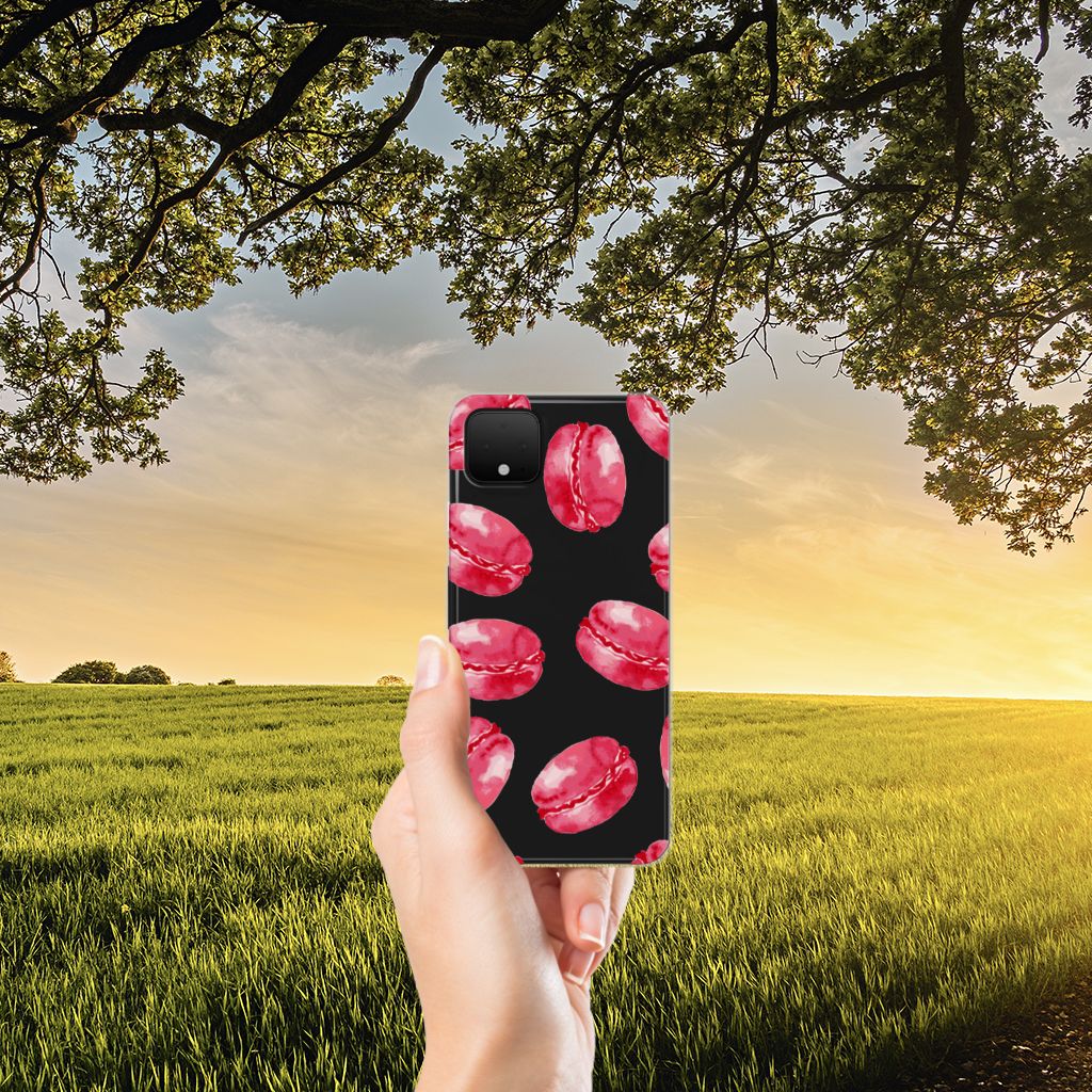 Google Pixel 4 XL Siliconen Case Pink Macarons B2C Telecom