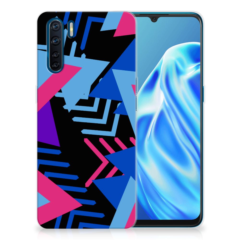 OPPO A91 TPU Hoesje Funky Triangle B2C Telecom