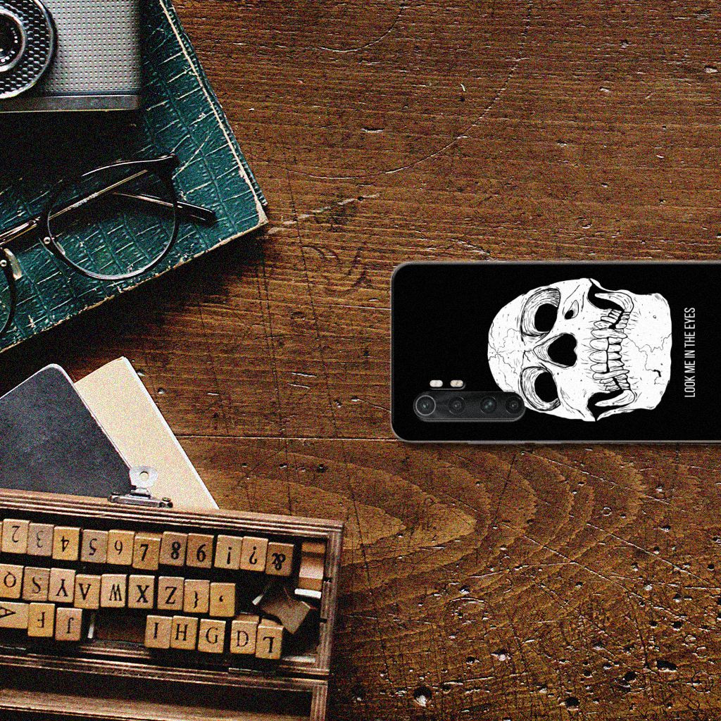 Silicone Back Case Xiaomi Mi Note 10 Lite Skull Eyes B2C Telecom