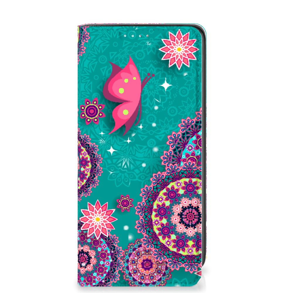 Samsung Galaxy A41 Bookcase Cirkels en Vlinders - B2C Telecom
